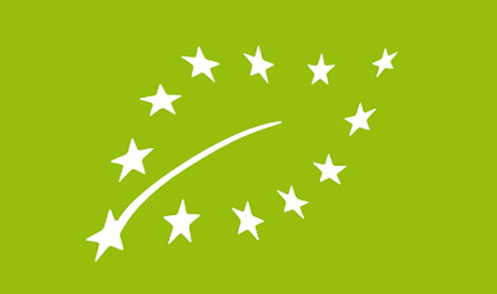 das EU-Bio-Logo - ein Hinweis auf die biologische Erzeugung